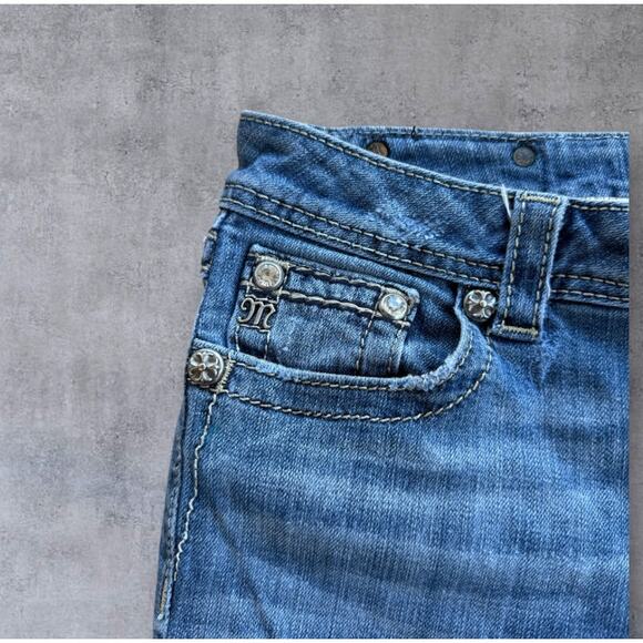 Vintage Miss Me Jeans Y2K Boot Cut Denim Embellished Pockets Women’s Size 29 - Picture 7 of 16
